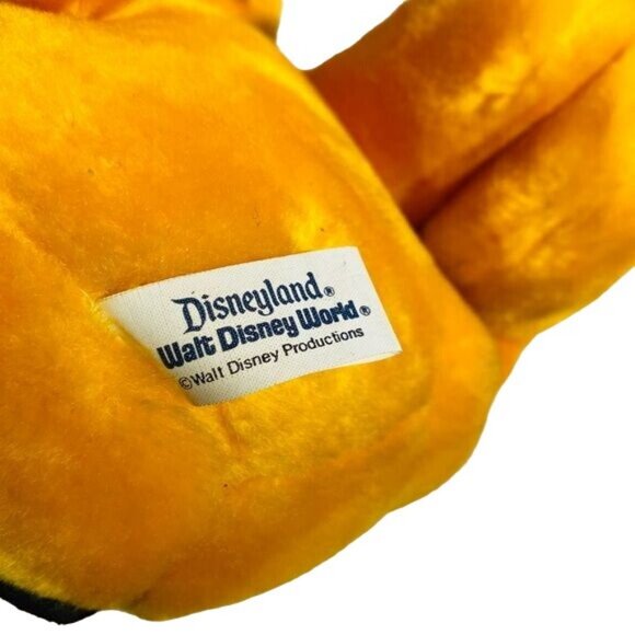 Disney Vintage Pluto Stuffed Animal Walt Disney World Plush - Picture 9 of 10